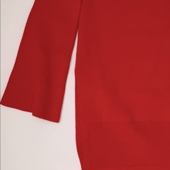 Anthropologie Elise Ribbed Tunic In Red - Picture 6 of 9